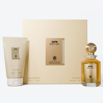 Abdul Samad Al Qurashi Satin Body Oud Eau De Parfum For Unisex 2pcs Set