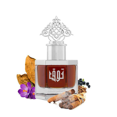 Ibraheem Al Qurashi Toq Tobacco Mabkhar Eau De Parfum 50ml Unisex Bottle