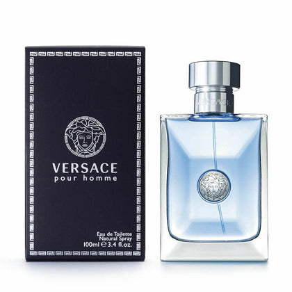 Versace Pour Homme Eau De Toilette 100ml bottle and packaging