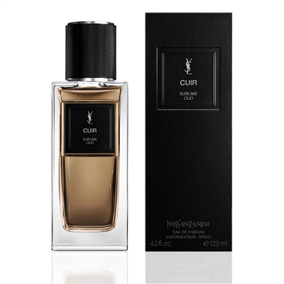 Yves Saint Laurent Cuir Sublime Oud Eau de Parfum bottle with box