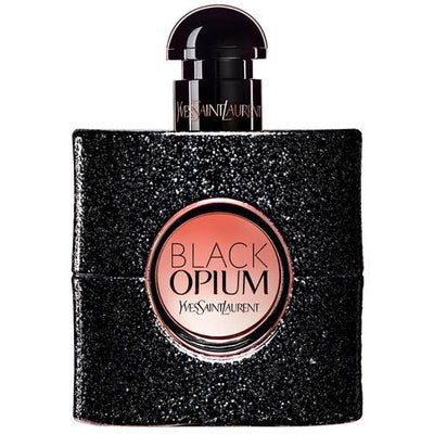 Yves Saint Laurent Black Opium Eau De Parfum bottle front view – PerfumeX.in