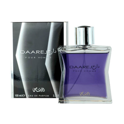 Daarej Pour Homme 100ml – A luxurious men’s Eau De Parfum with cardamom, vanilla, and amber.