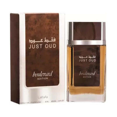 Lattafa Just Oud Boulevard Edition Eau De Parfum For Unisex