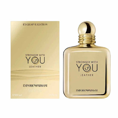 Emporio Armani Stronger With You Leather Eau De Parfum for Men