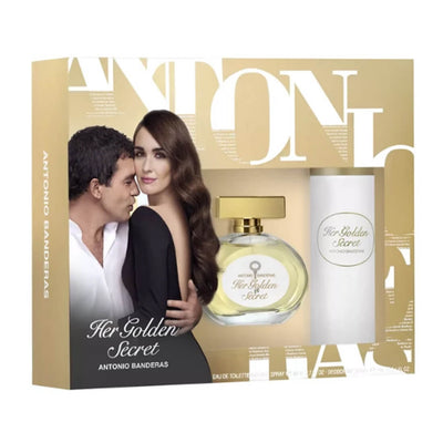 Antonio Banderas Her Golden Secret Gift Set For Women