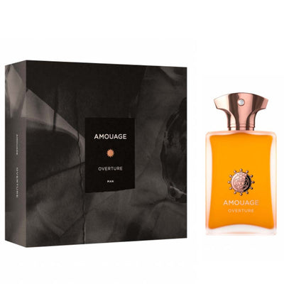 Amouage Overture Man Eau de Parfum perfume bottle and packaging