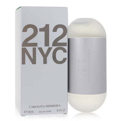 Carolina Herrera 212 NYC Eau de Toilette Perfume bottle and box