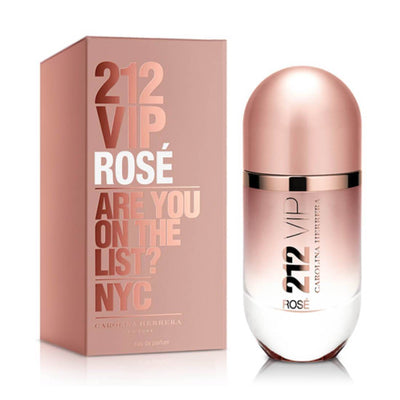 Carolina Herrera 212 VIP Rose EDP perfume bottle and box