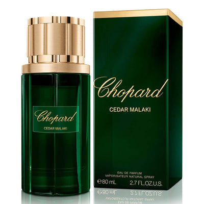 Chopard Cedar Malaki Eau De Parfum perfume bottle and packing