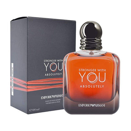 Emporio Armani Stronger With You Absolutely Parfum bottle and packaging