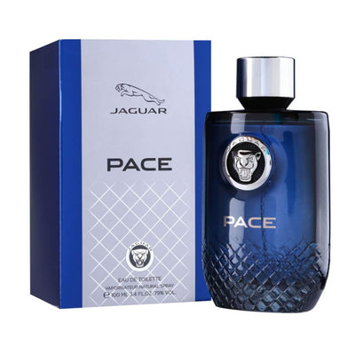 Jaguar Pace Eau De Toilette bottle and packaging