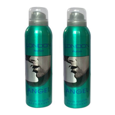 London Angel Deodorant Body Spray Pack of 2 x 200ml