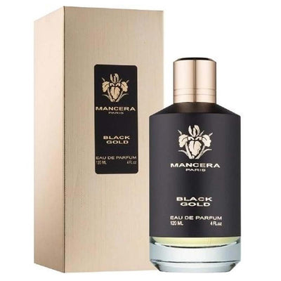Mancera Black Gold Eau de Parfum perfume bottle and box