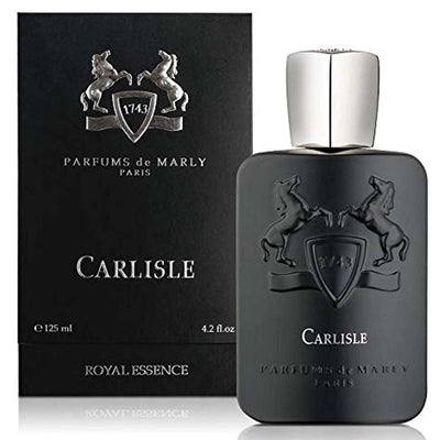 Premium niche fragrance by Parfums de Marly, featuring saffron, tonka bean, and patchouli in an elegant Eau de Parfum bottle.