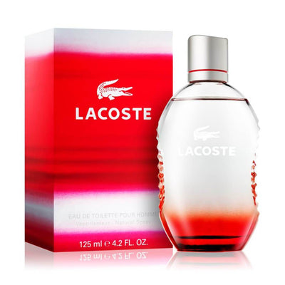 Lacoste RED Pour Homme Eau De Toilette For Men 125ml - Perfumex