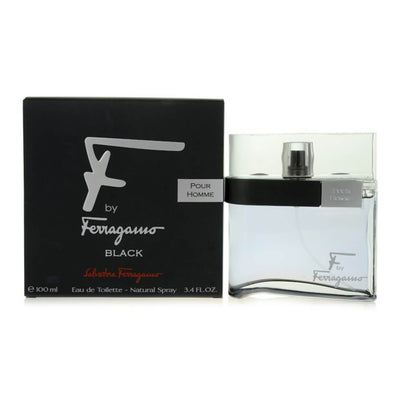 Salvatore Ferragamo F By Ferragamo Pour Homme Black Eau De Toilette 100ml