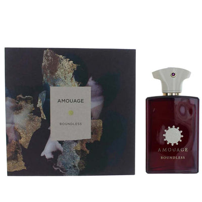 Amouage Boundless EDP 100ml – A luxurious blend of cardamom, vanilla, and tobacco.