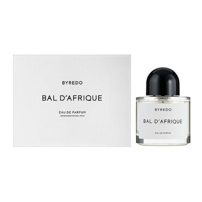 Byredo Bal D'Afrique Eau De Parfum bottle and packaging, 100ml for unisex.