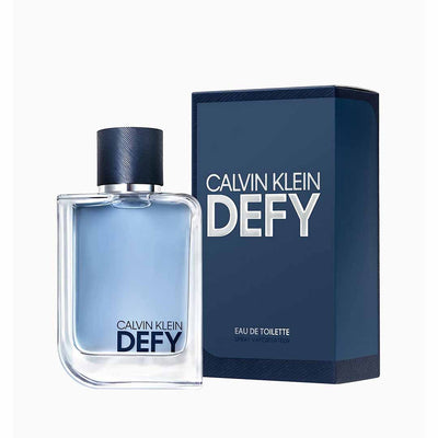 Calvin Klein Defy Eau de Toilette 100ml For Men – Woody aromatic fragrance with bergamot, lavender, and amber.