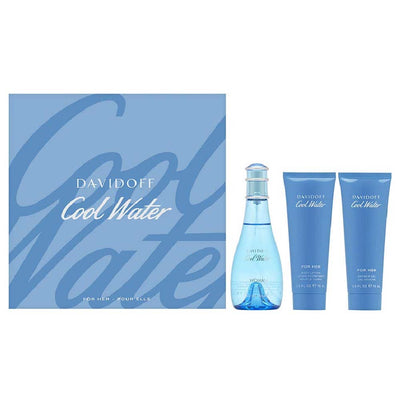 Davidoff Cool Water Eau De Toilette Gift Set For Women - Perfumex