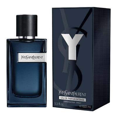 YSL Y Intense EDP for men – a long-lasting fragrance featuring juniper berries, lavender, and patchouli.